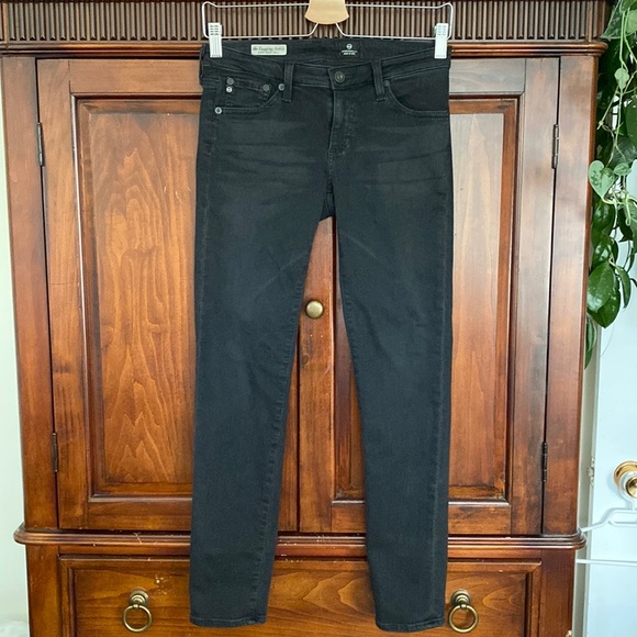AG Adriano Goldschmied the Legging Ankle Super Skinny Ankle jean in Black wash - Picture 2 of 15